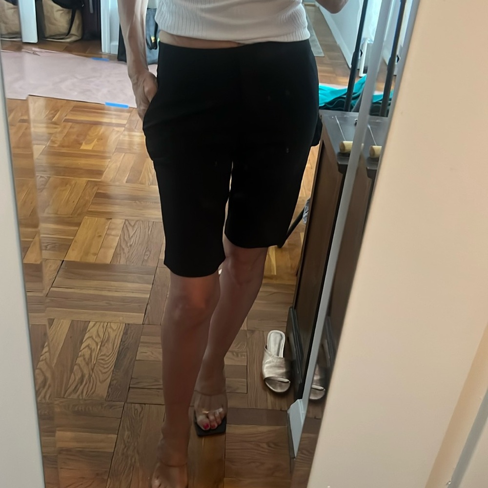 Bebe black dress shorts